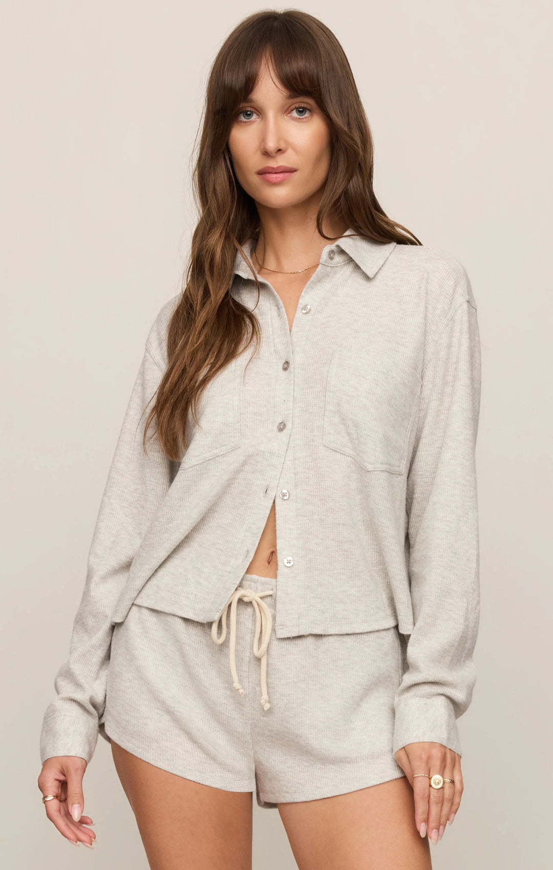 Warm and Cozy Waffle Shirt