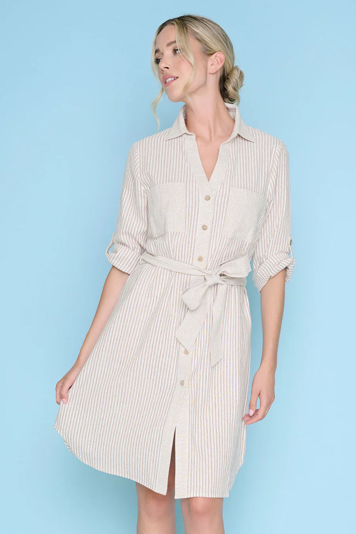 Soft Sands Striped Dress