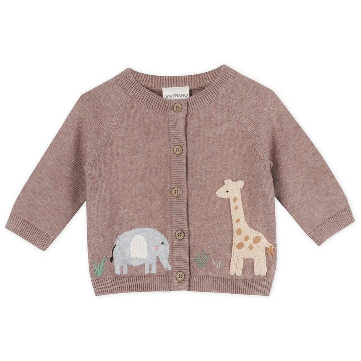 Animal Safari Baby Cardigan