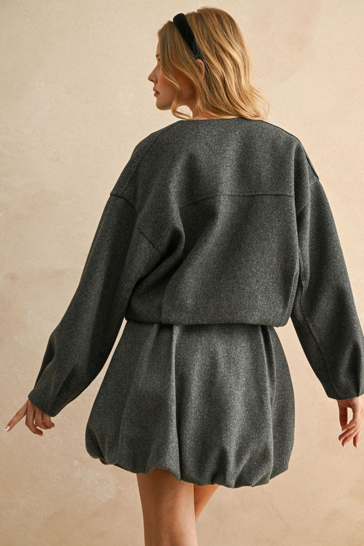 Hudson Pleated Balloon Skirt