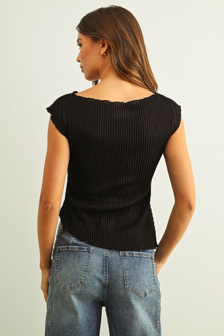 Suri Cap Sleeve Tee