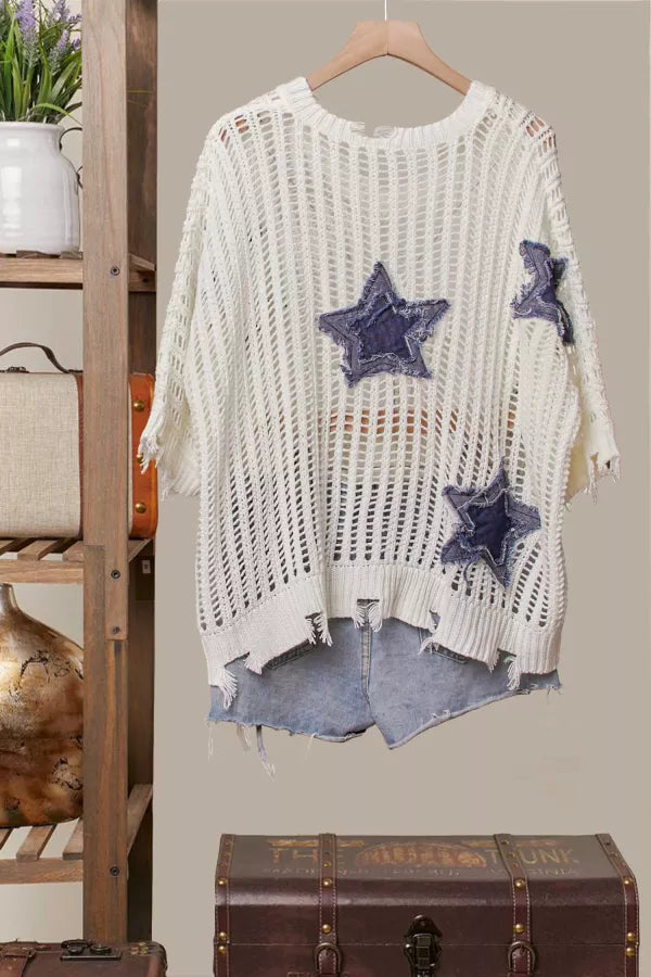 Starstruck Patchwork Sweater