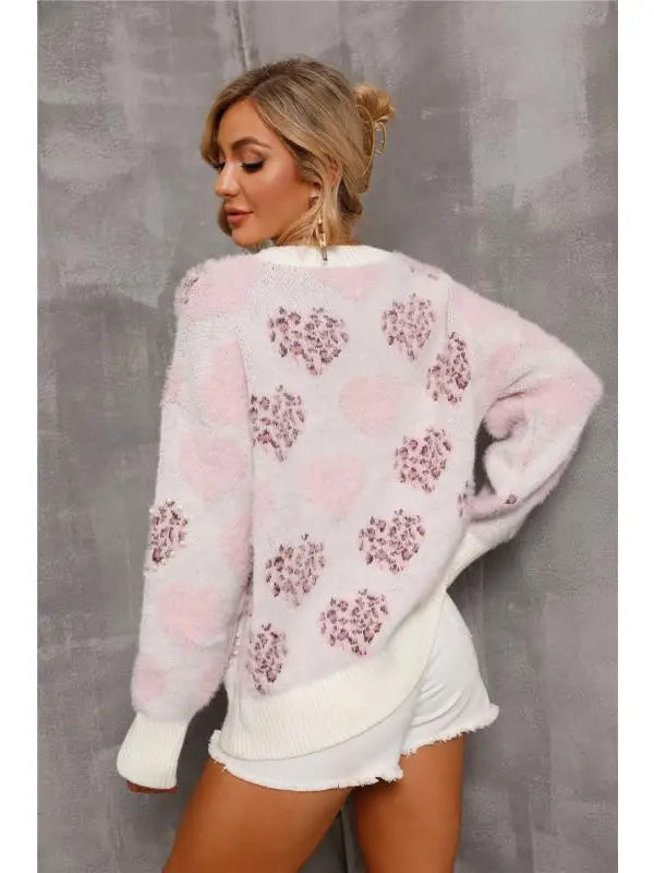 Wild About You Heart Sweater
