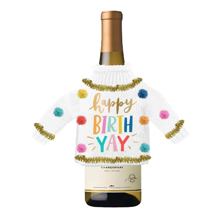 BirthYAY Wine Bottle Sweater