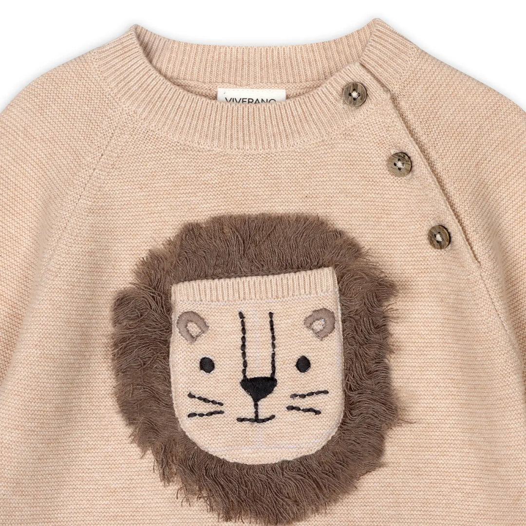 Little Lion Baby Sweater & Pants Set