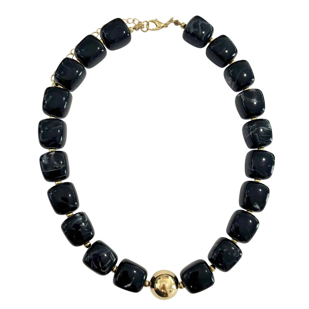 Muse Chunky Necklace, Black