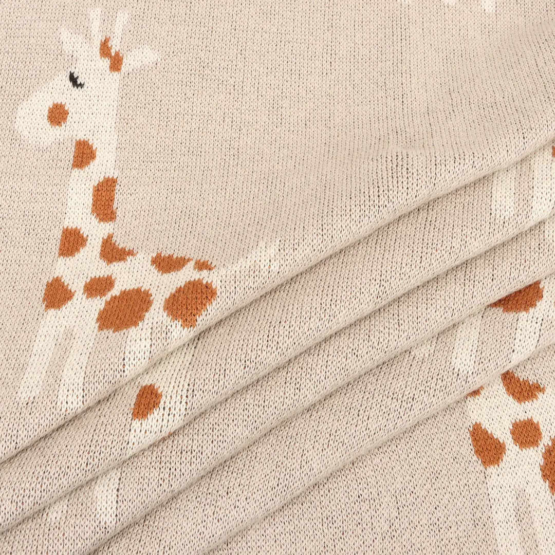 Gentle Giraffe Baby Blanket