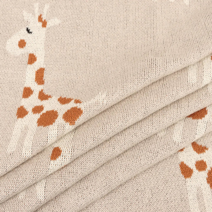Gentle Giraffe Baby Blanket