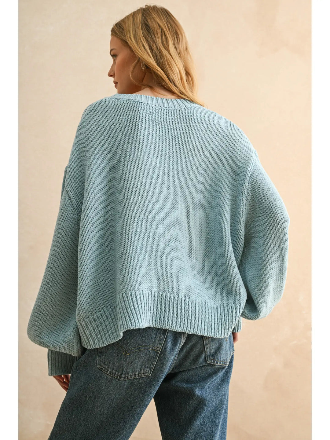 Hannah Balloon Sleeve Sweater
