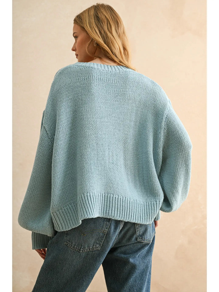 Hannah Balloon Sleeve Sweater