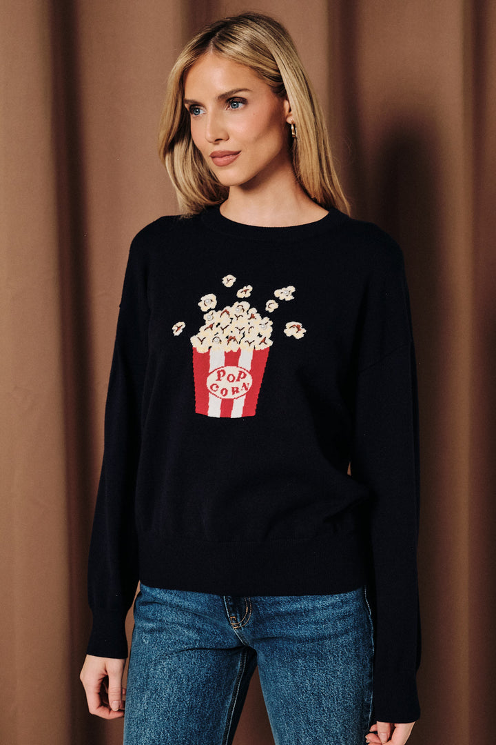 Movie Night Popcorn Sweater