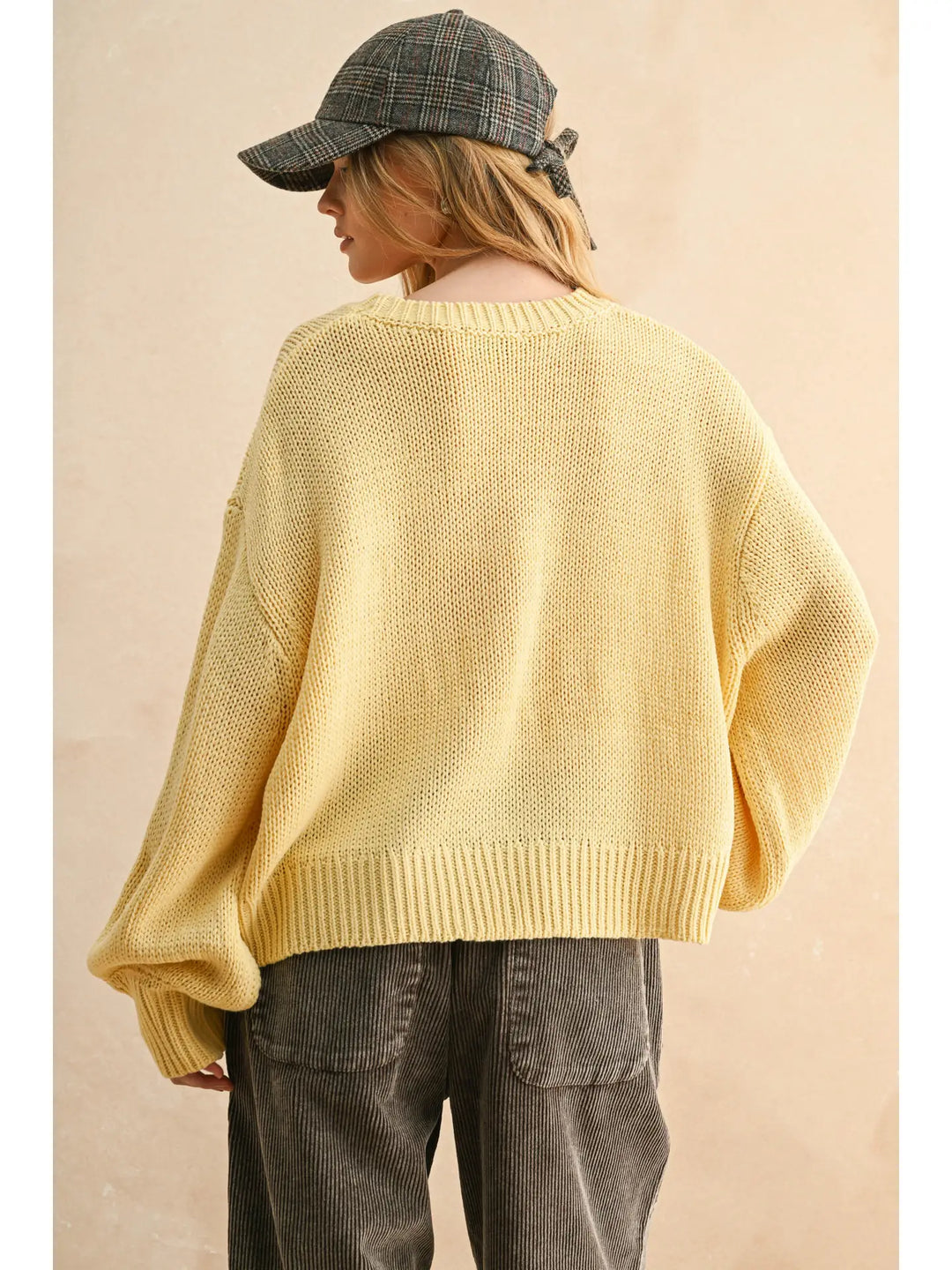 Hannah Balloon Sleeve Sweater