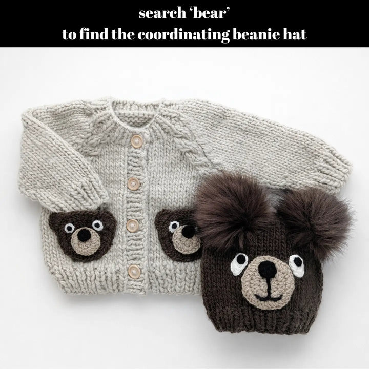 Beary Good Friends Baby Cardigan