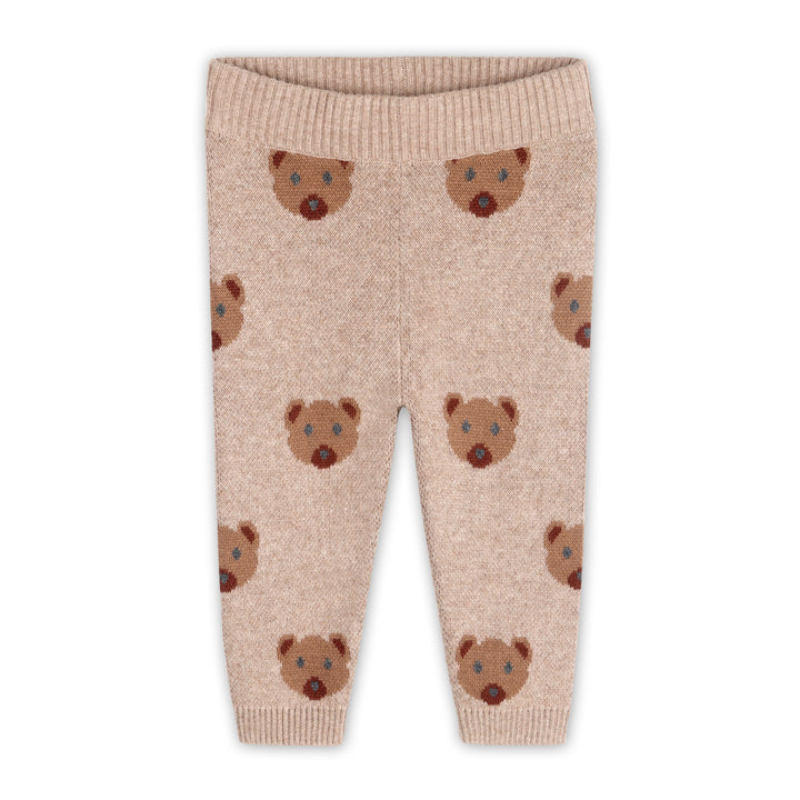 Fuzzy Bear Baby Sweater &amp; Pant Set