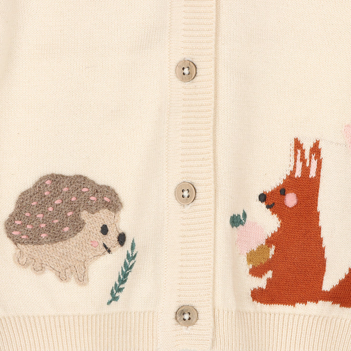 Forest Friends Baby Cardigan