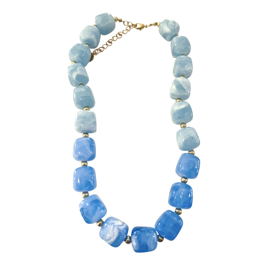 Charlotte Ombre Necklace, Blue