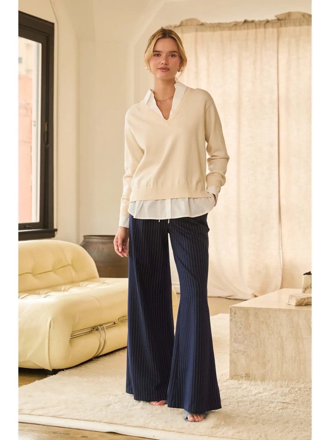 Preppy Twofer Pullover