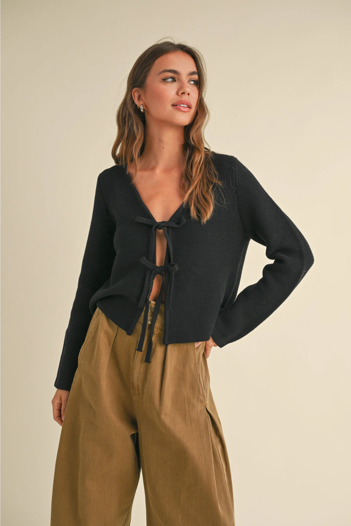 Alexis Tie Front Cardi