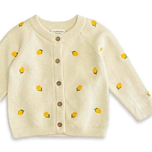 Lemon Baby Cardigan