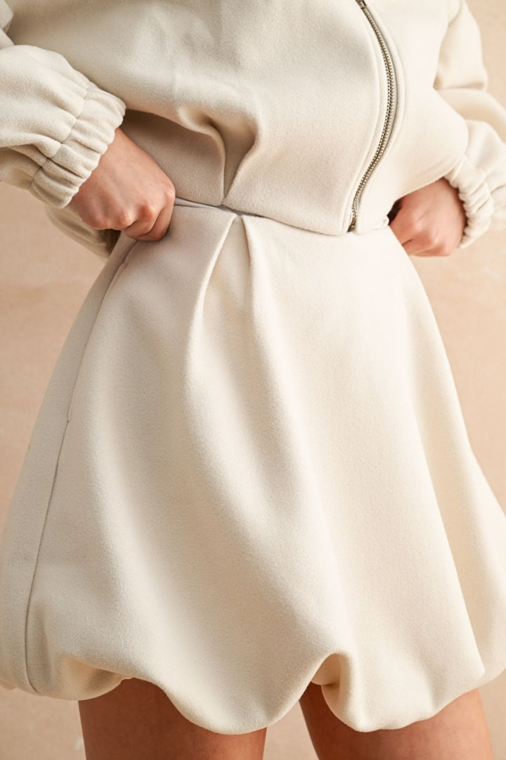 Hudson Pleated Balloon Skirt