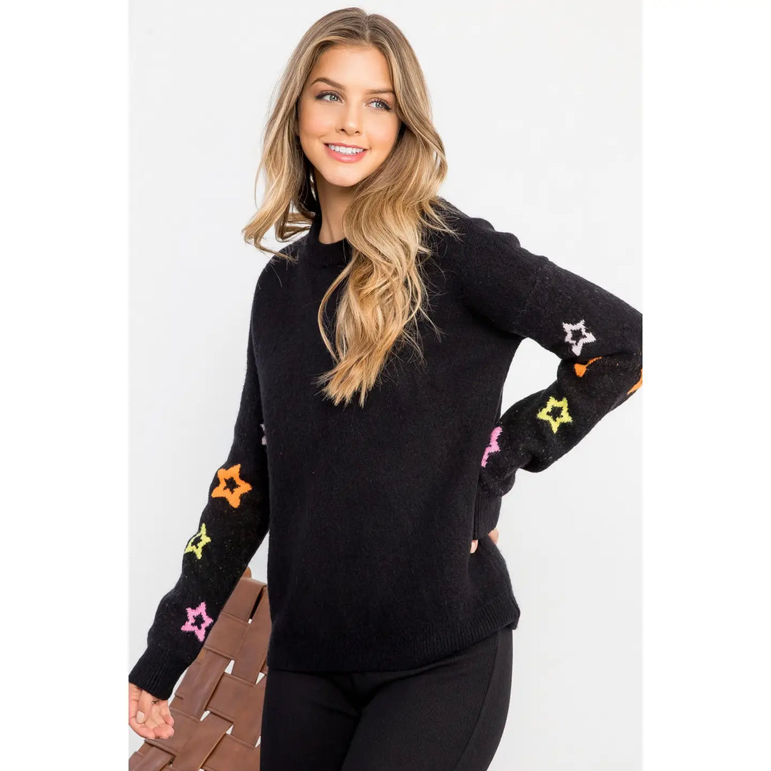 Stars on my Sleeve Sweater