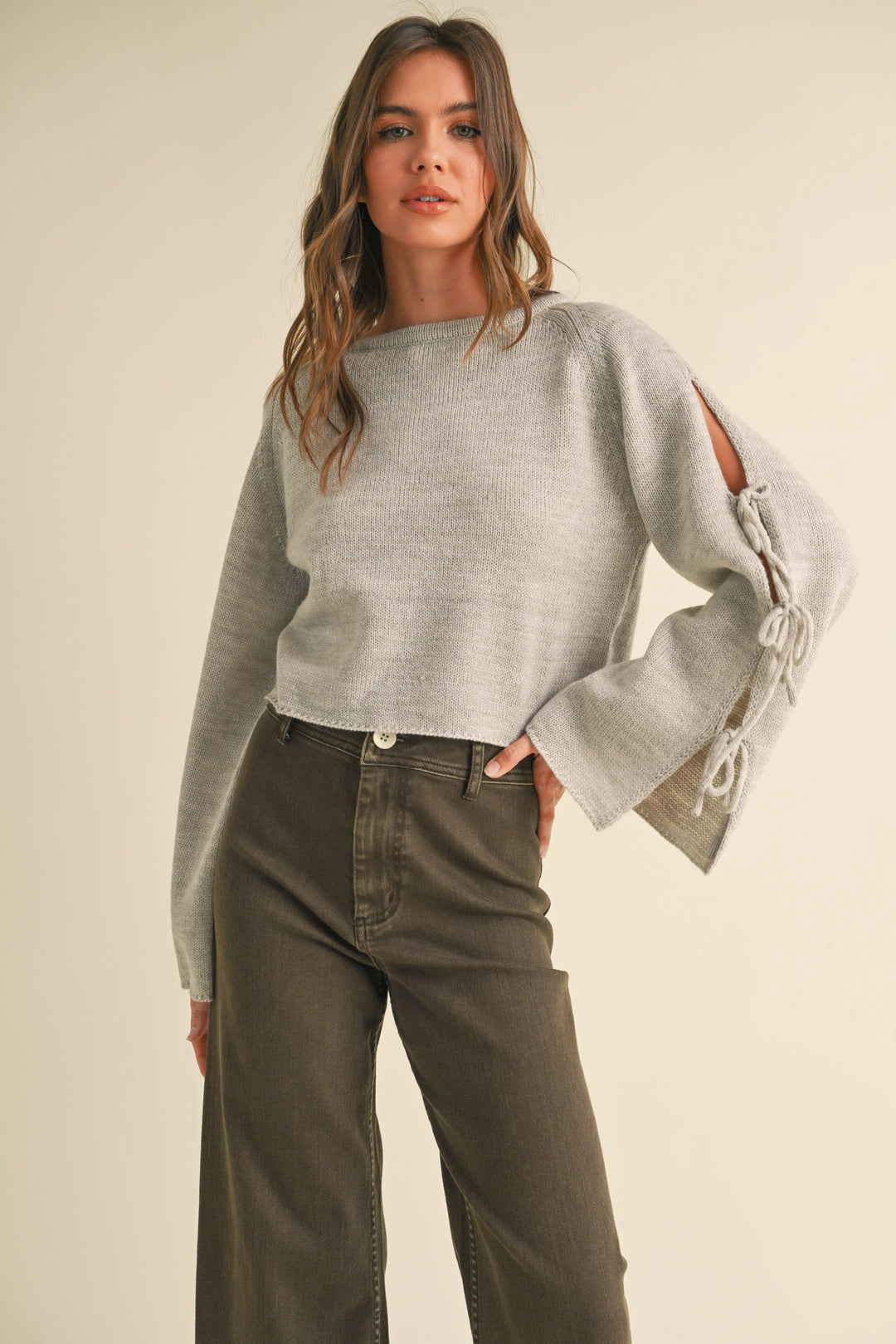 Rory Tie Sleeve Pullover