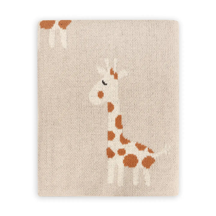Gentle Giraffe Baby Blanket