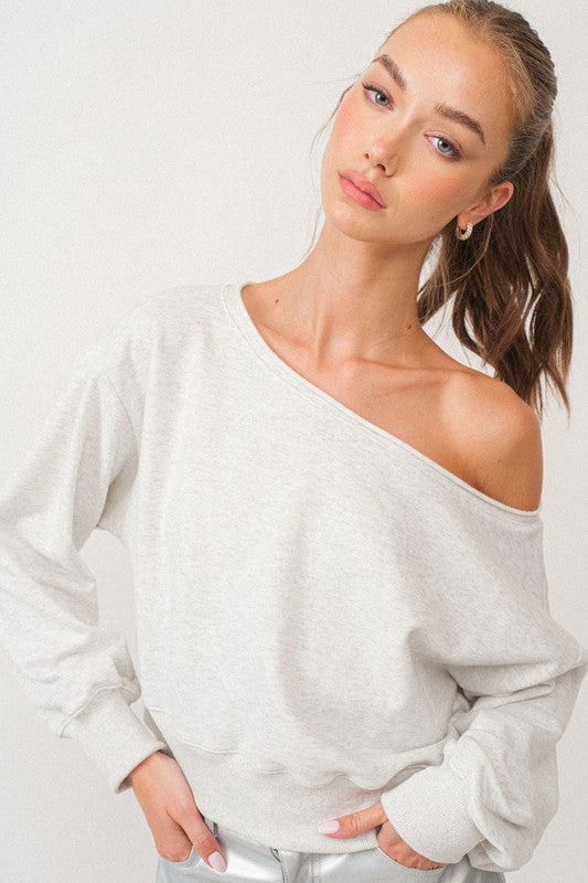 Alina Off Shoulder Sweatshirt