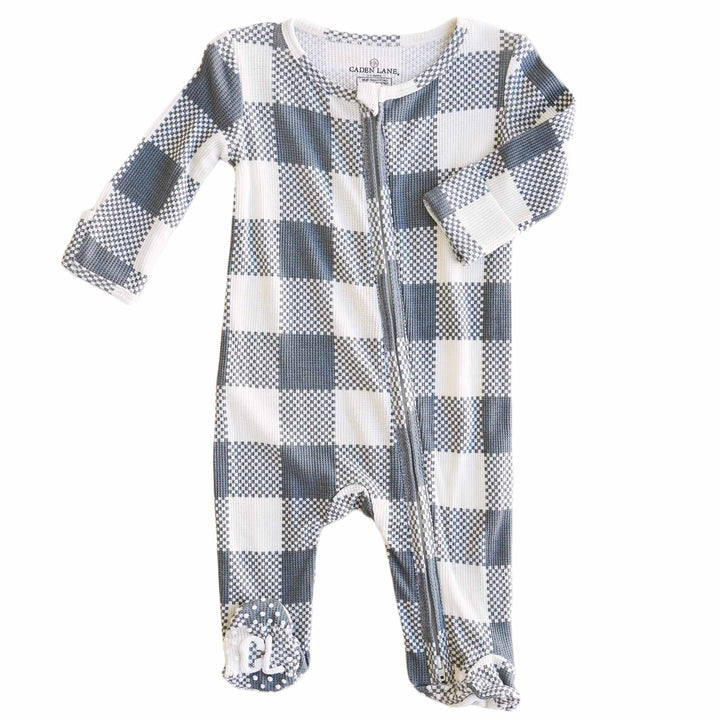 Big Check Waffle Footie