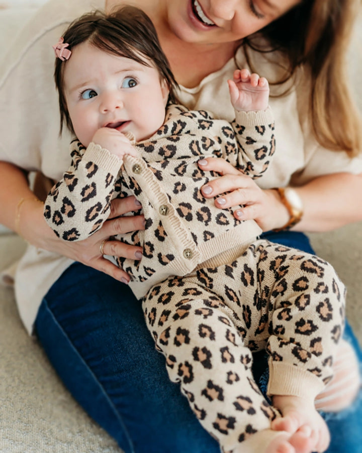 Leopard Baby Cardigan