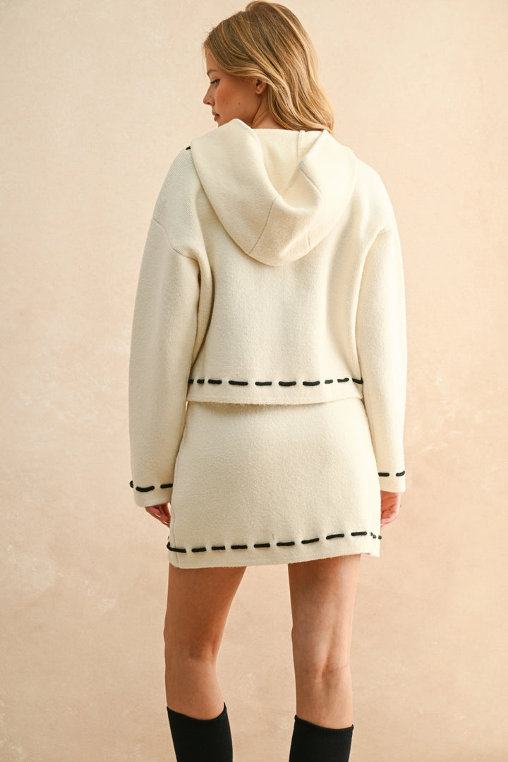 Hudson Stitched Cardigan, Final Sale