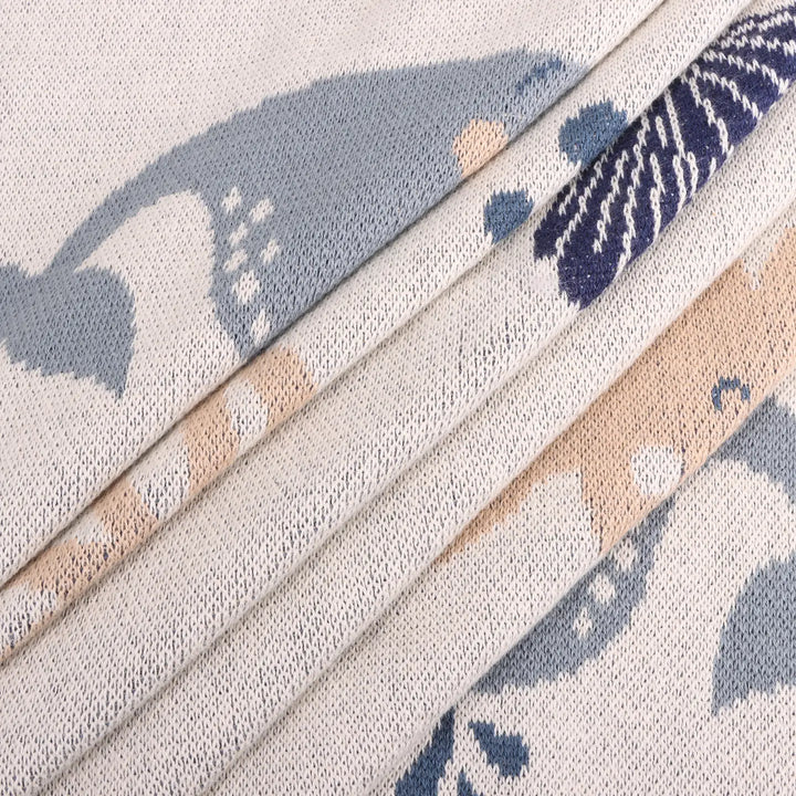 Octopus &amp; Whale Baby Blanket