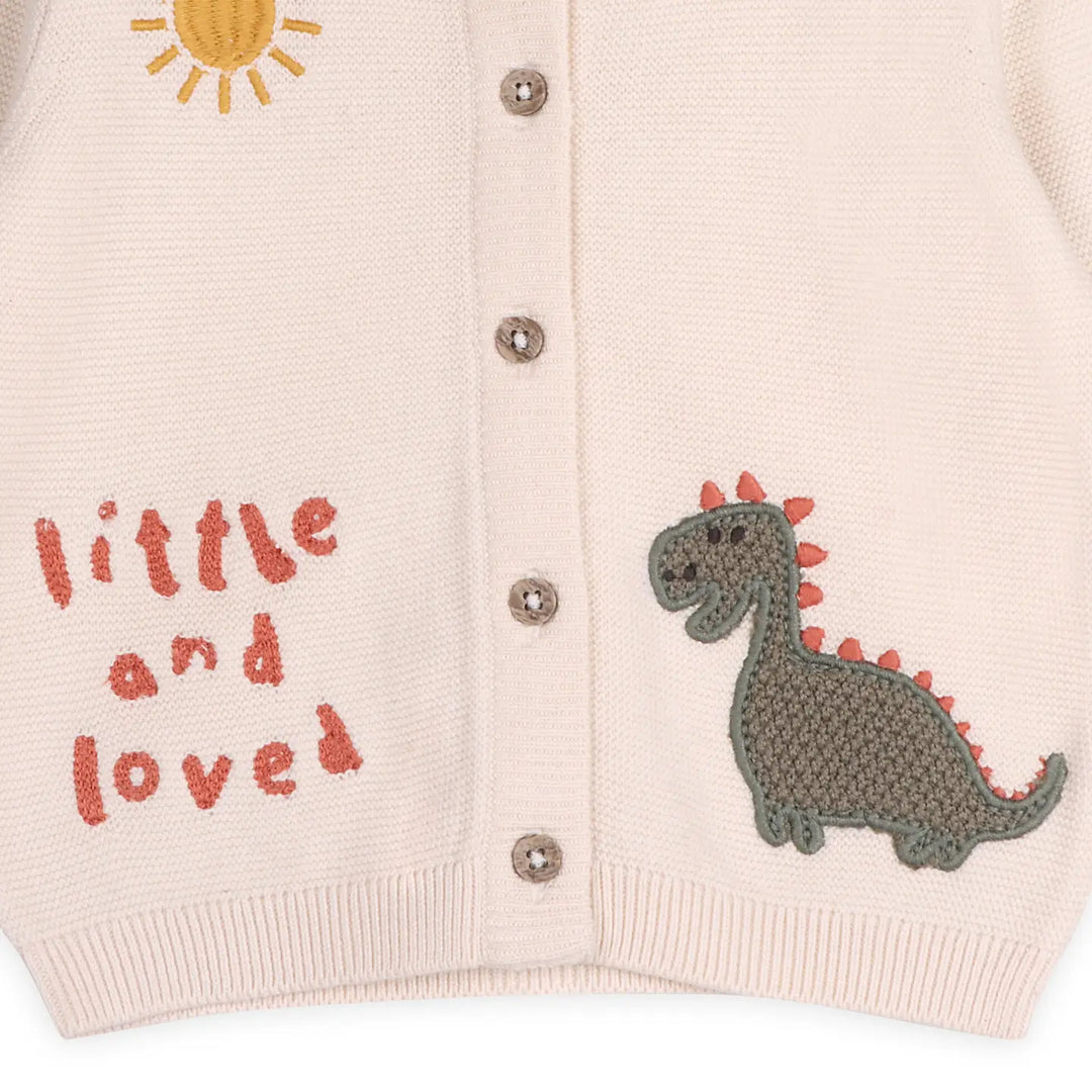Little & Loved Dino Baby Cardigan