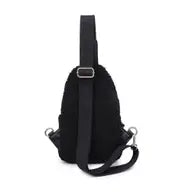 Kori Sherpa Sling Backpack, Black