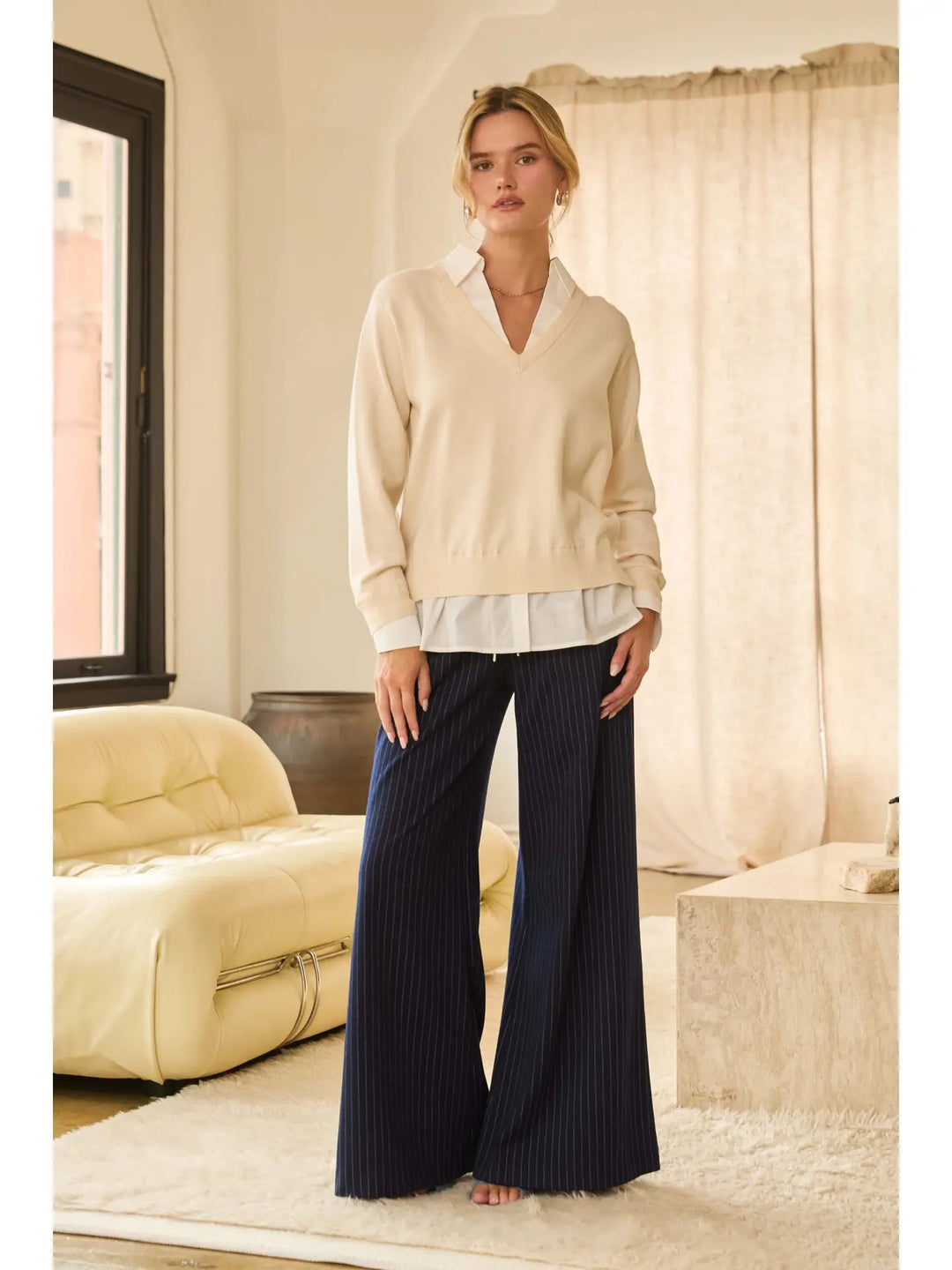 Preppy Twofer Pullover