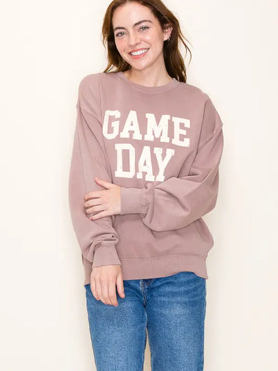 Game Day Sweatshirt, Walnut