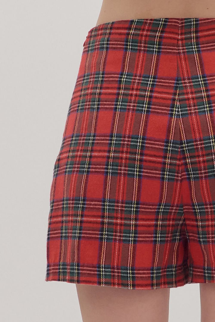 Party in Plaid Skort