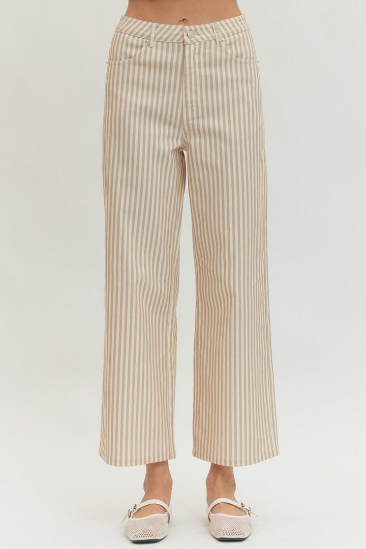 Nantucket Neutral Stripe Pant
