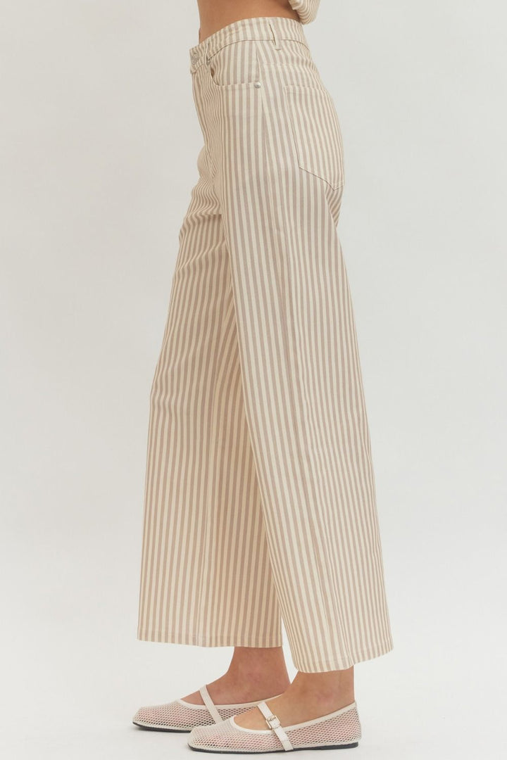 Nantucket Neutral Stripe Pant