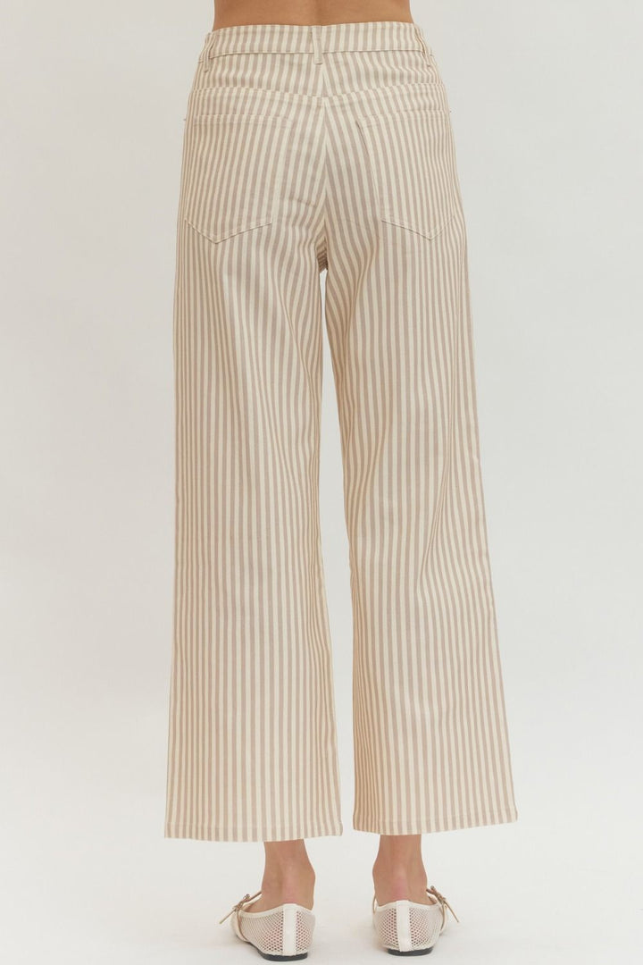 Nantucket Neutral Stripe Pant