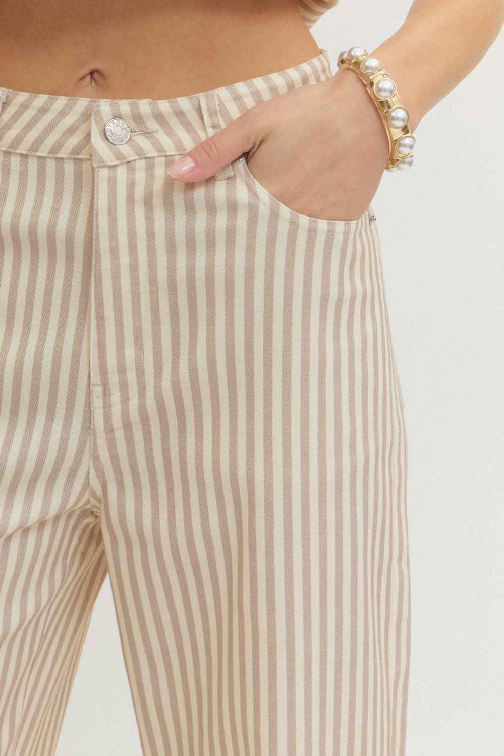 Nantucket Neutral Stripe Pant