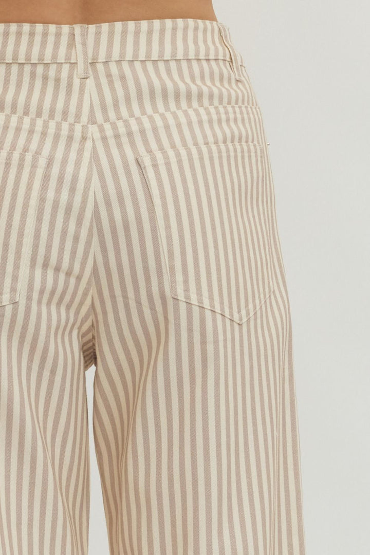 Nantucket Neutral Stripe Pant