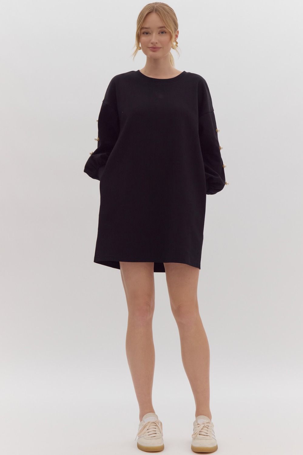 Parade of Pearls Sweater Dress