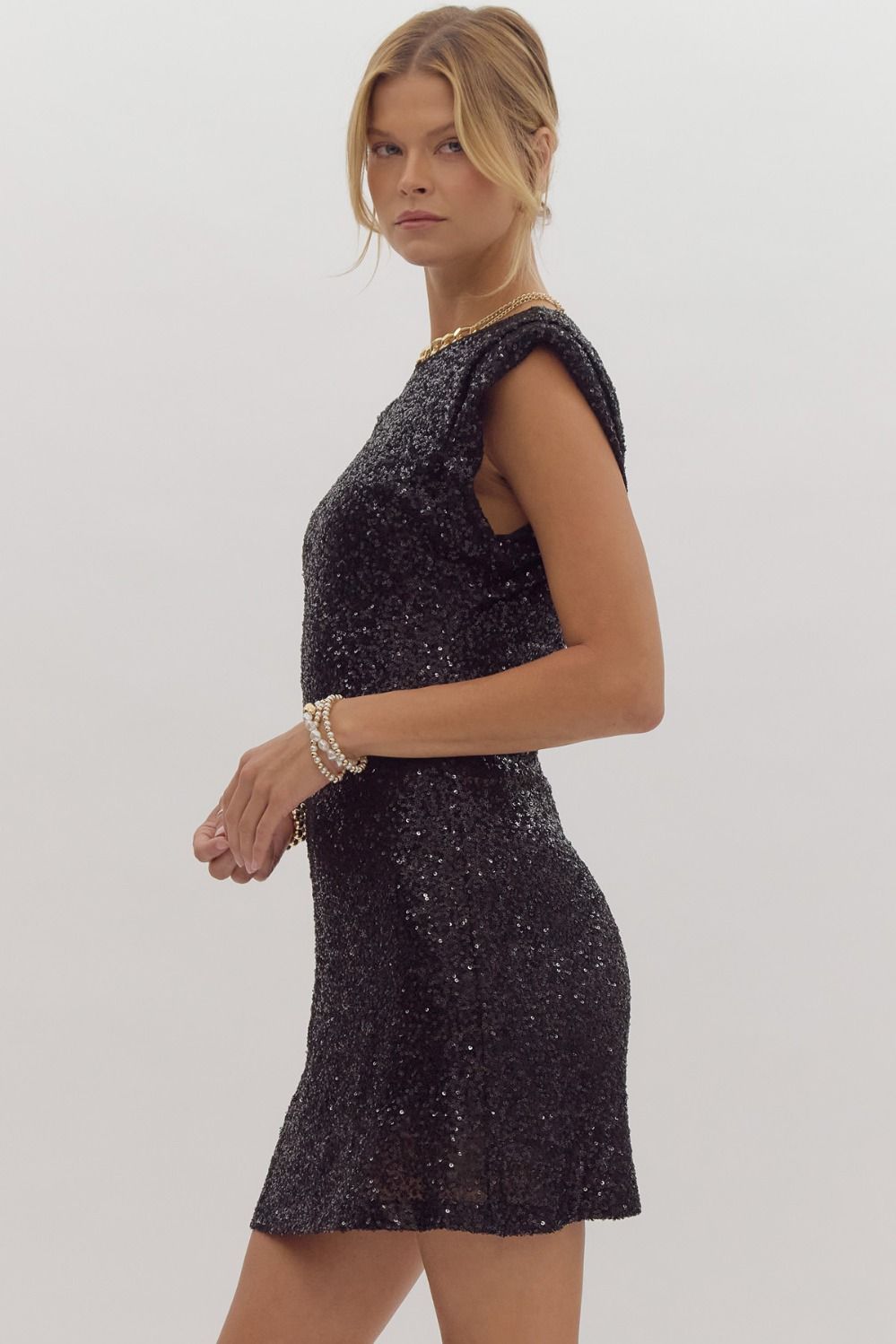 Pop the Prosecco Sequin Dress