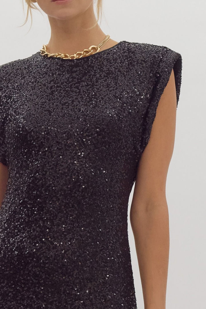 Pop the Prosecco Sequin Dress