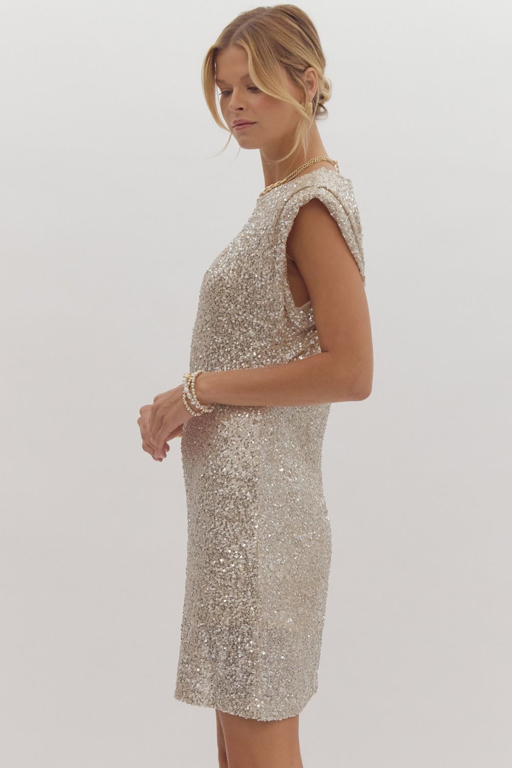 Pop the Prosecco Sequin Dress