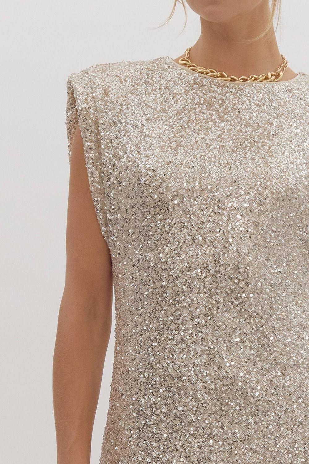 Pop the Prosecco Sequin Dress