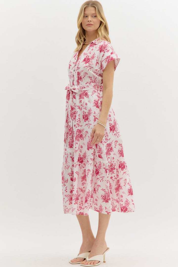 Bloom in Style Midi Dress