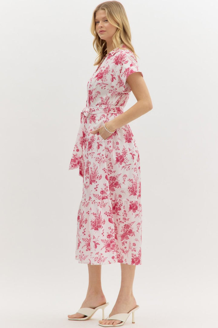 Bloom in Style Midi Dress