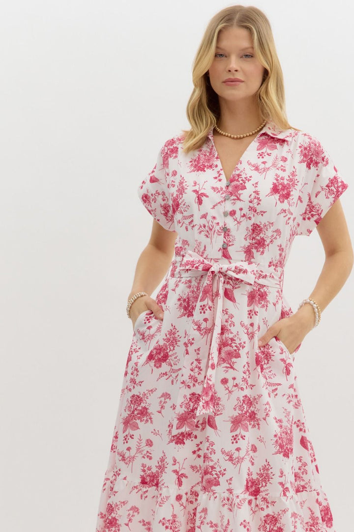 Bloom in Style Midi Dress